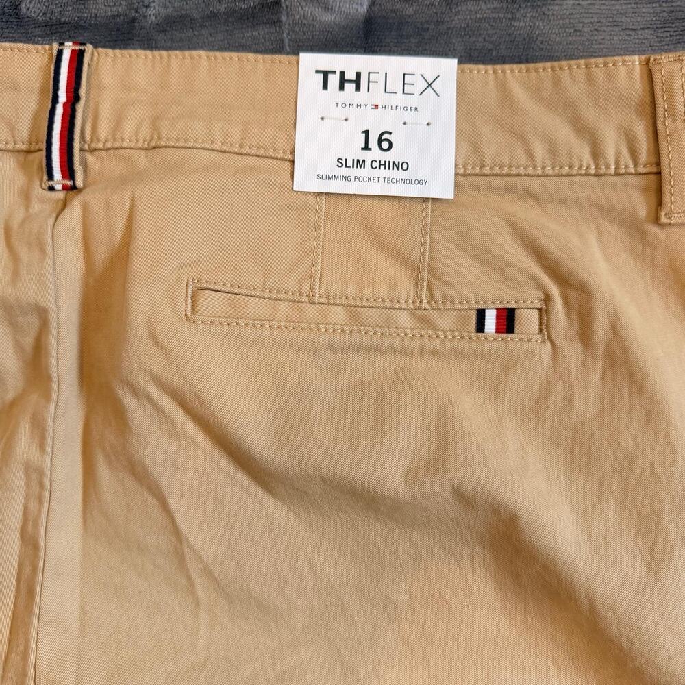 NWT Tommy Hilfiger TH Flex Slim Chino Pants Women’s Sz 16 Stretch Slimming - Picture 15 of 16